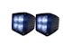 Race Sport Lighting RSBO3X3 Blacked Out Series 3x3 LED Auxiliary Light Cube Kit with spot optical beam