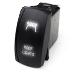 Race Sport Lighting RSLJ15W LED Rocker Switch w/White LED Radiance - Roof Lights