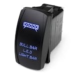 Race Sport Lighting RSLJ46B LED Rocker Switch w/Blue LED Radiance - Bull Bar LED Light Bar