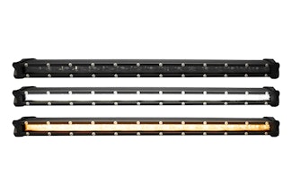 Race Sport Lighting RSLP20 LoPro Ultra Slim LED Light Bar with Amber Marker / Running Light Function  90w