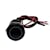 Race Sport Lighting RSMB19MMW 12V 19mm Momentary Function Pre-Wired Switch White LED/Black Flush Mount Finish