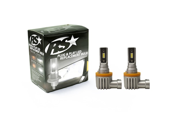 Race Sport Lighting RSPNPH11 H11 PNP Series Plug N Play Super LUX LED Replacement Bulbs