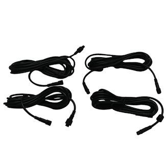 Race Sport Lighting RSRL3EXT5-4 4-Pack of 9ft (2.7 meters) Extension Cable for RGBW Smart Rock Light Kits