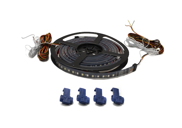 Race Sport Lighting RSSBKIT48 48in Sidekick Sequential Running Board Switchback LED Strip Kit (White-Amber)