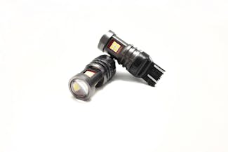 Race Sport Lighting RSTB7443W Terminator Series WHITE 7443 Base LED Replacement Bulbs - DRL, Brake Light