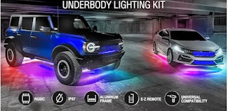 Race Sport Lighting RSUKIT-C ColorSMART Chasing Pattern RGB LED Aluminum Solid Underbody Kit