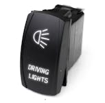 Race Sport Lighting RSLJ7W LED Rocker Switch w/White LED Radiance - Driving Lights