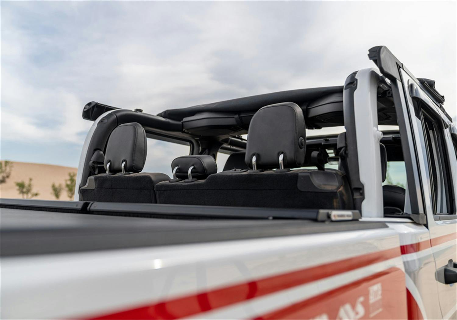 小物 GLEN bullbase Rampage Products 139035 Frameless Trail Top JEEP, Black Diamond