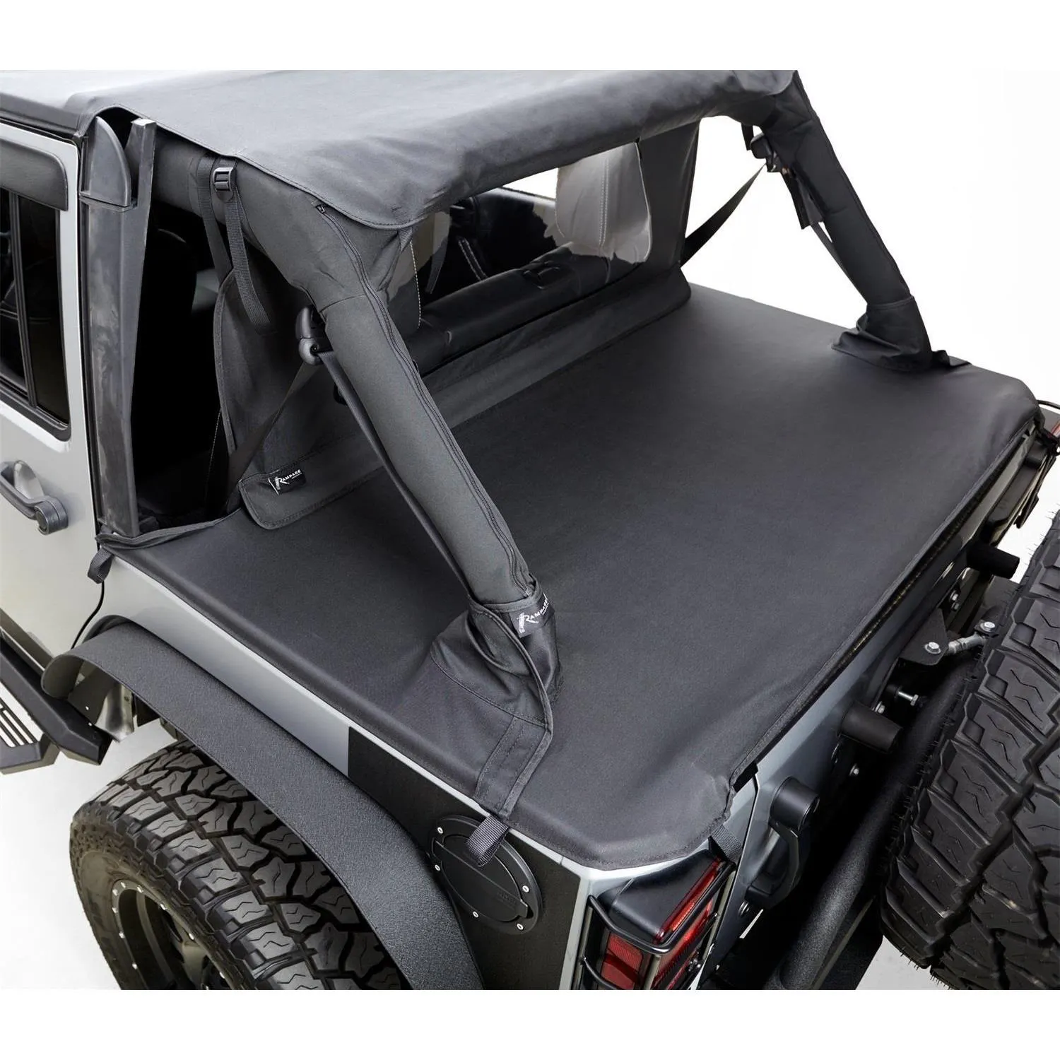 Rampage Products 731135 Tonneau Cover; Black Diamond