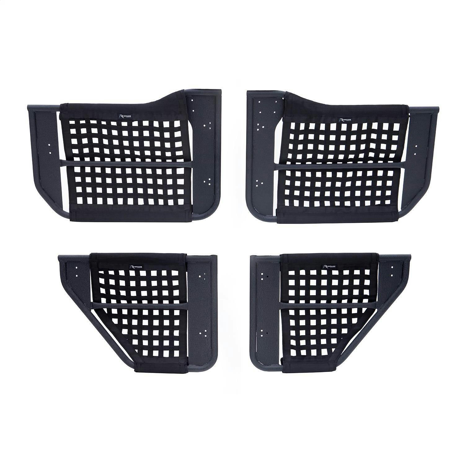 Rampage Products 7684 Trail Doors with removable netting, 4 pc set