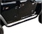 Rampage Products 8628 Body Side 3 in. Round Step Bar Wheel -To- Wheel; w/Step; Black Powder Coat; Pair