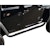 Rampage Products 8628 Body Side 3 in. Round Step Bar Wheel -To- Wheel; w/Step; Black Powder Coat; Pair