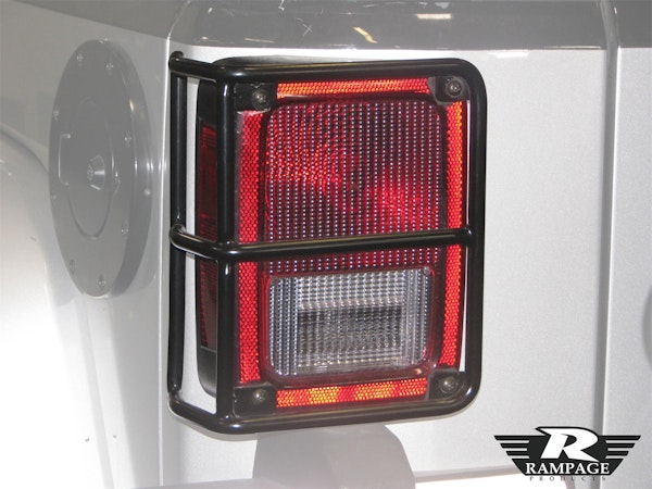 Rampage Products 88660 Tail Light Guards; Black Pair