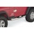 Rampage Products 9425 3 in. Round Step Bar Wheel -To- Wheel; w/Step; Polished Stainless Steel; Pair