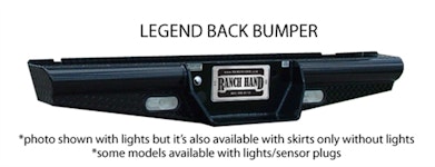 Ranch Hand BBC110BLSL Legend Rear Bumper