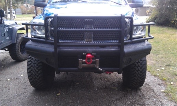 Ranch Hand FBD065BLR Sport Winch-Ready Front Bumper with Grille Guard