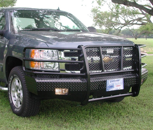 Ranch Hand FSC08HBL1 Summit Front Bumper with Grille Guard