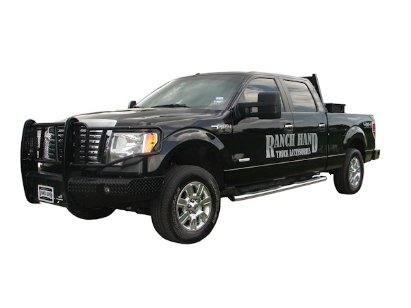 Ranch Hand FSF09HBL1 Summit Front Bumper with Grille Guard