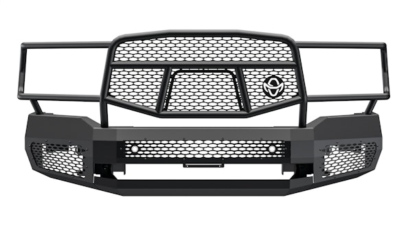 Ranch Hand MFD191BM1 Midnight Front Bumper with Grille Guard for Select Ram 2500, 3500