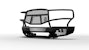 Ranch Hand MFF201BM1 Midnight Front Bumper with Grille Guard for Select Ford F-250, F-350 Super Duty