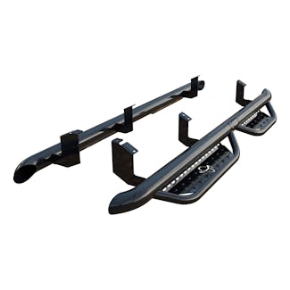 Ranch Hand RST22HQ1B4S Running Steps, Gloss Black Powder Coat