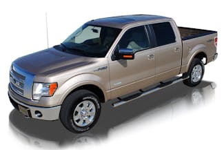 Raptor Series 0403-0186 4 Oval W2W Bars; Stainless Steel; 500lb Rating; Seamless Welded End Caps