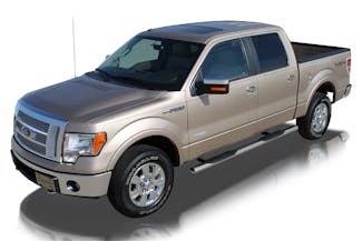 Raptor Series 0703-0370 4 Straight Oval Bars; Stainless Steel; 500lb Rating; Seamless Welded End Caps