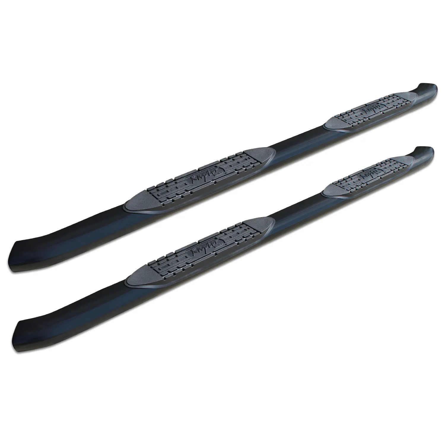 Raptor Series 1503-0640 4 OE Style Curved Oval Step Bars Polished