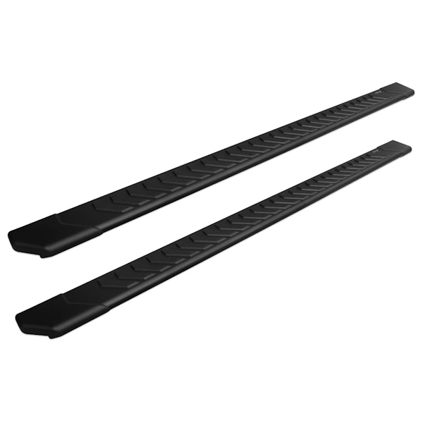 Raptor Series 2207-0589BT 28 in OEM Style Full Tread Slide Track Running Boards Black Textured Aluminum
