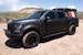 Raptor Series 2207-0589BT 28 in OEM Style Full Tread Slide Track Running Boards Black Textured Aluminum