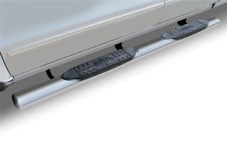 Raptor Series 0802-0279M 5 Straight Oval Bars; Stainless Steel; 500lb Rating; Seamless Welded End Caps