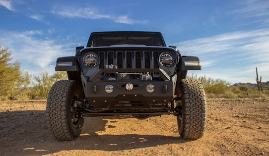 Raptor Series FBM22JPN-RT Magnum™ Front Winch Bumper Black Textured