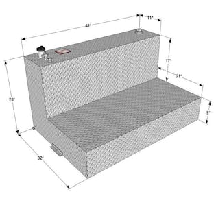 TRANSFER L-SHAPE 95GAL 72367 From RDS