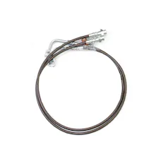 ReadyLift 47-6435 Front Braided Stainless Steel Brake Lines for 4'' Lift, Pair