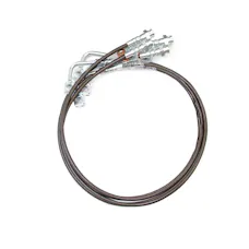 ReadyLift 47-6445 6" Front and Rear Braided Stainless Steel Brake Lines