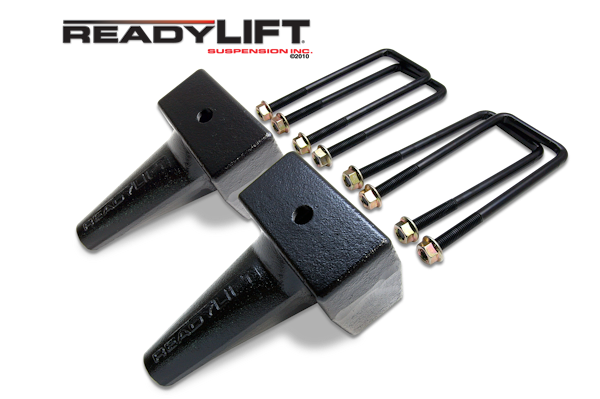 ReadyLift 66-2195 5'' Tapered Rear Block Kit for 1 Piece Drive Shaft