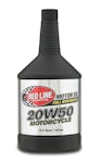 Red Line Oil 42504 Full Synthetic 20W50 Motorcycle Motor Oil (1 qt, 12pk)