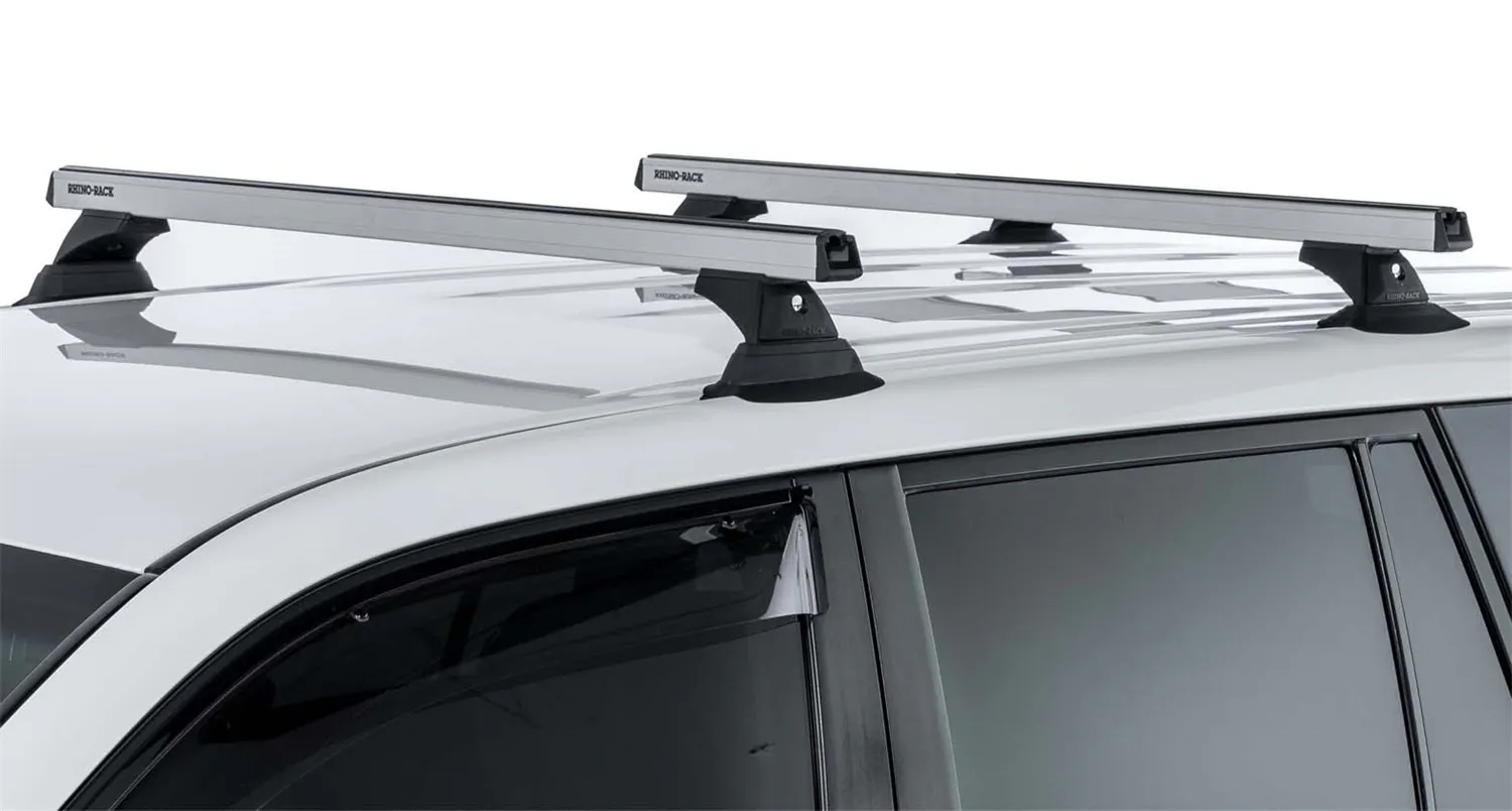 Rhino-Rack JA9759 Heavy Duty RCH Silver 4 Bar Roof Rack
