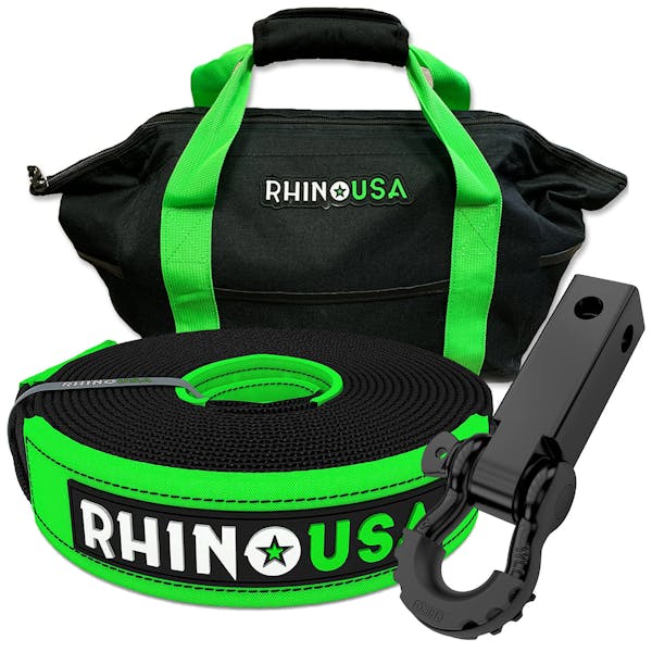 Rhino USA RNO-20STRAPHITCH Rhino USA 20' Tow Strap/Hitch Combo