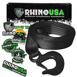 Rhino USA RNO-WNCH-STRP Rhino USA Boat Winch Strap With Hook