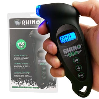 Rhino USA RGAUGE-DIGBLK Rhino USA Digital Tire Pressure Gauge 150 Psi (Black)