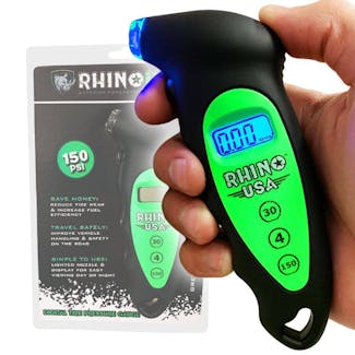 Rhino USA RGAUGE-DIGITAL Rhino USA Digital Tire Pressure Gauge 150 Psi (Green)