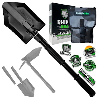 Rhino USA RNO-ETOOL-3 Rhino USA Straight Handle Recovery Shovel W/Pick