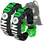 Rhino USA SFTSHACK38-GRN-2 Rhino USA Synthetic Soft Shackle (2Pk 3/8"X22") (Green)