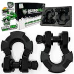 Rhino USA SUPERSHACK-MATTE 8T Super Shackle 2-Pack (Matte Black)
