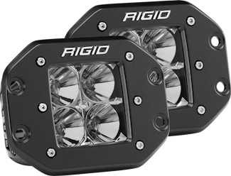 RIGID Industries 212113 D-Series PRO Flood LED Light, Flush Mount