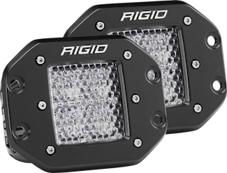 RIGID Industries 212513 D-Series PRO Diffused LED Light, Flush Mount