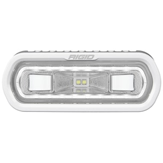 RIGID Industries 51100 SR-L Series Marine Spreader Pod 2 Wire Surface Mount White With White Halo