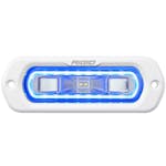 RIGID Industries 51201 SR-L Series Marine Spreader Pod 2 Wire Flush Mount White With Blue Halo