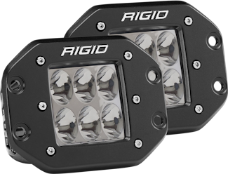 RIGID Industries 512313 D-Series PRO Driving LED Light, Flush Mount